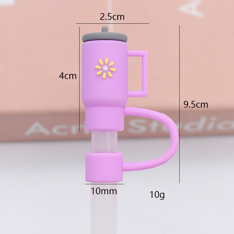 Copa redonda grande violeta 10mm