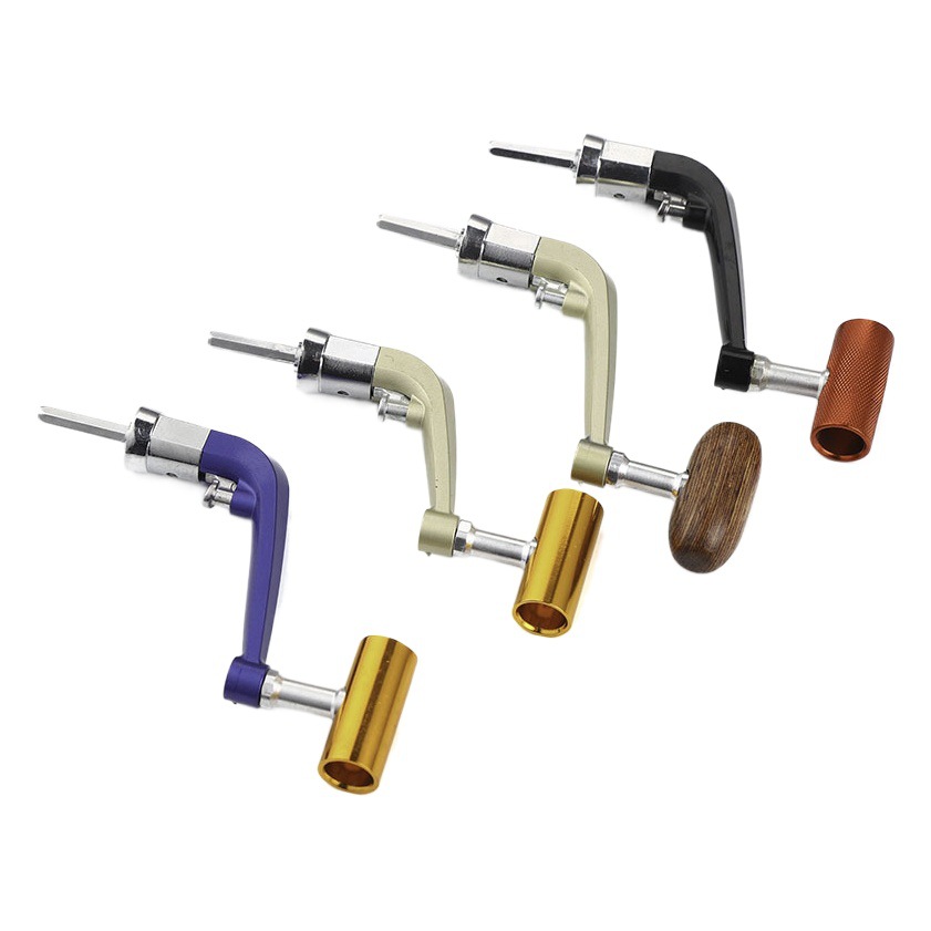 Rueda de pesca de metal plegable manivela mar Polo rueda manivela rueda de pesca balancín accesorios de brazo giratorio rueda manivela