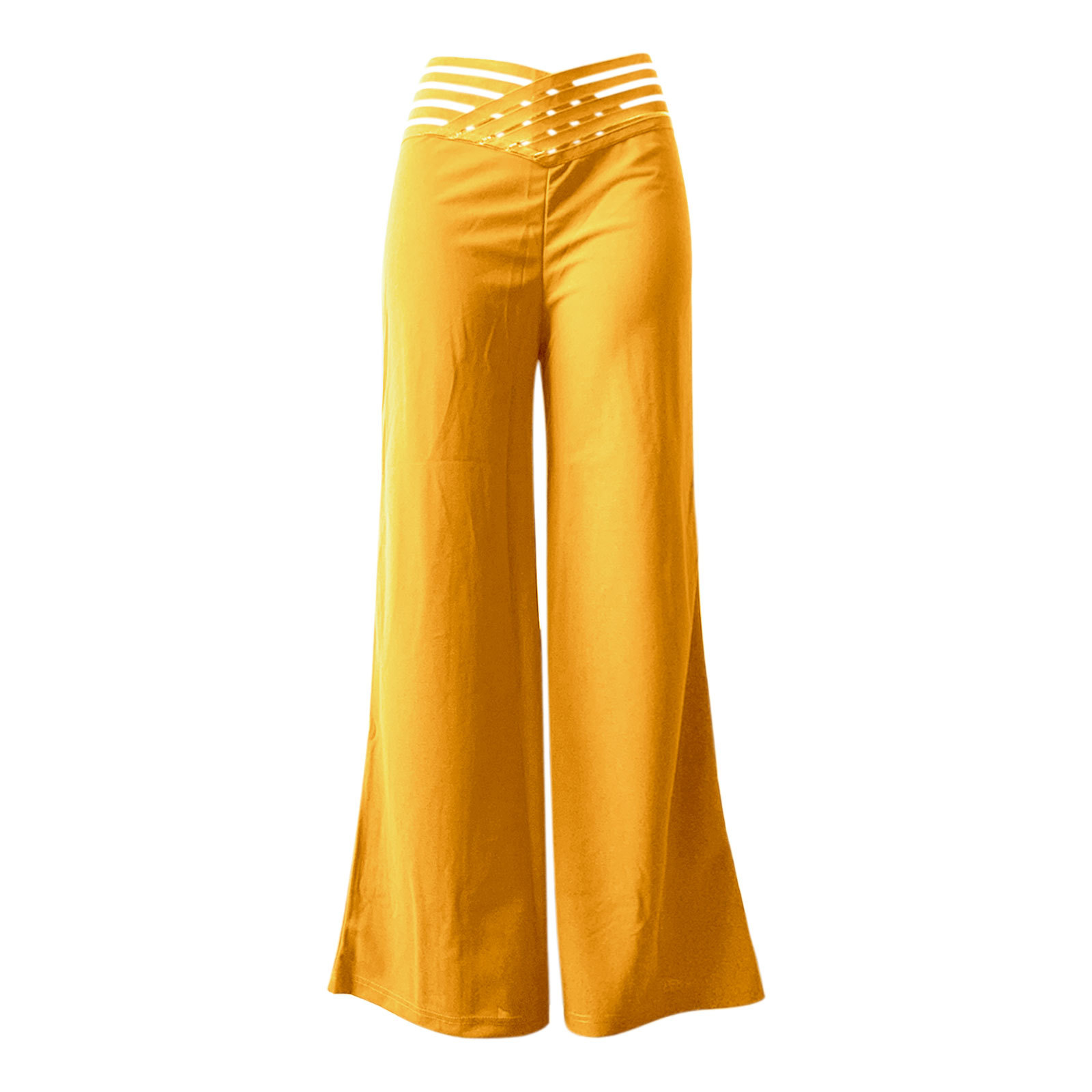 Women's Holiday Daily Selfie Streetwear Solid Color Full Length Casual Pants display picture 9