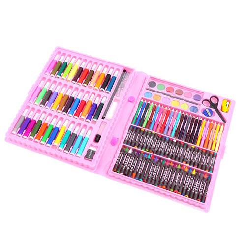 150 pieces paint brush combination watercolor pen children's painting tool set black primary school students safe non-toxic washable