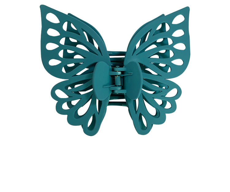 Daily Occasion Plastic Material Cute Sweet Butterfly Plastic Stoving Varnish Hair Claws