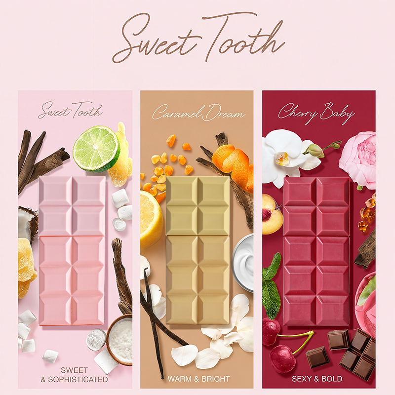 Tk's Popular Chocolate Cube Women's Perfume Arabic Cross-Border Long-Lasting Fragrance Body Spray Perfume