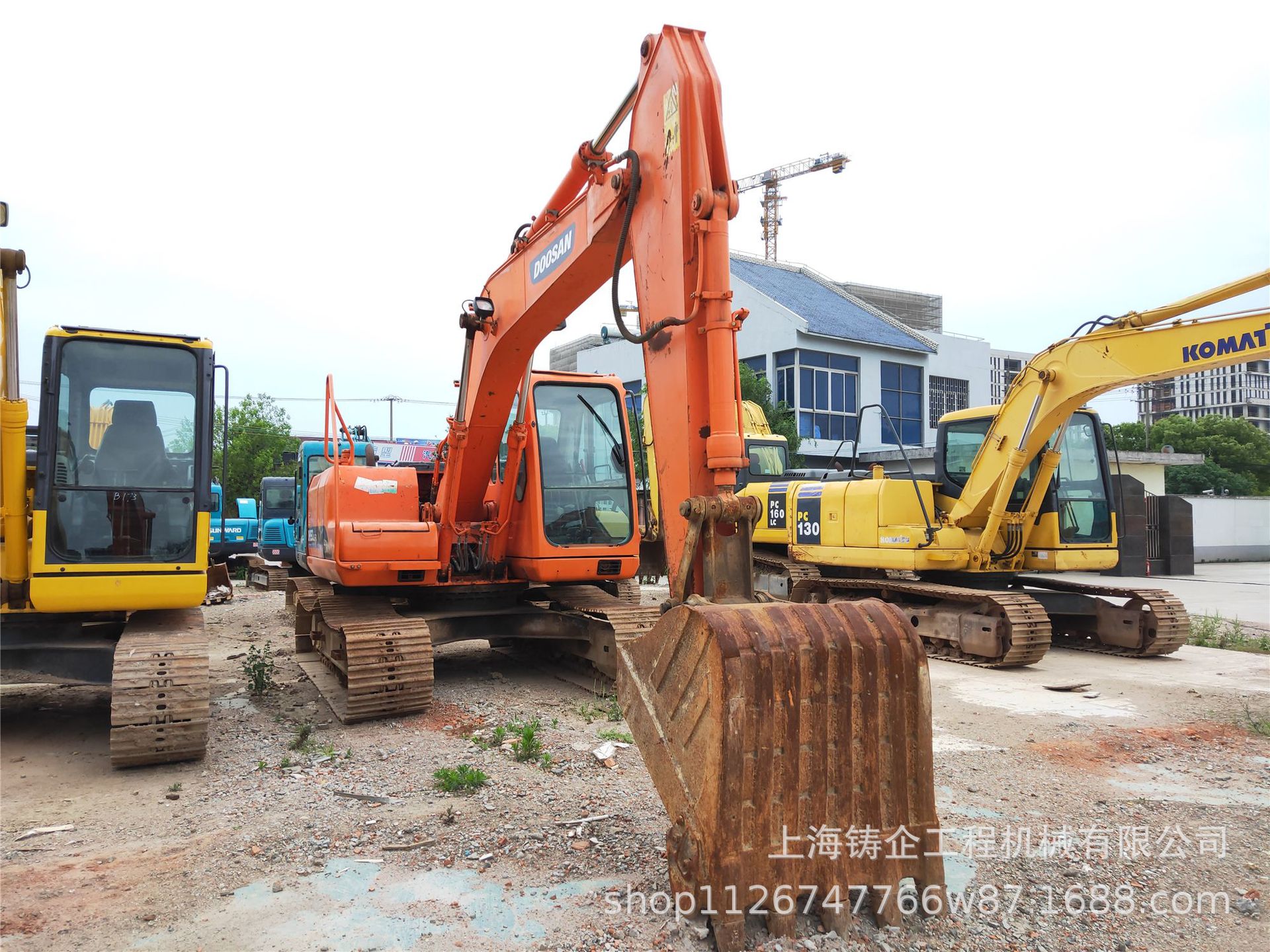 九成新斗山中型挖机DH150LC-7钩机挖掘机价格参数