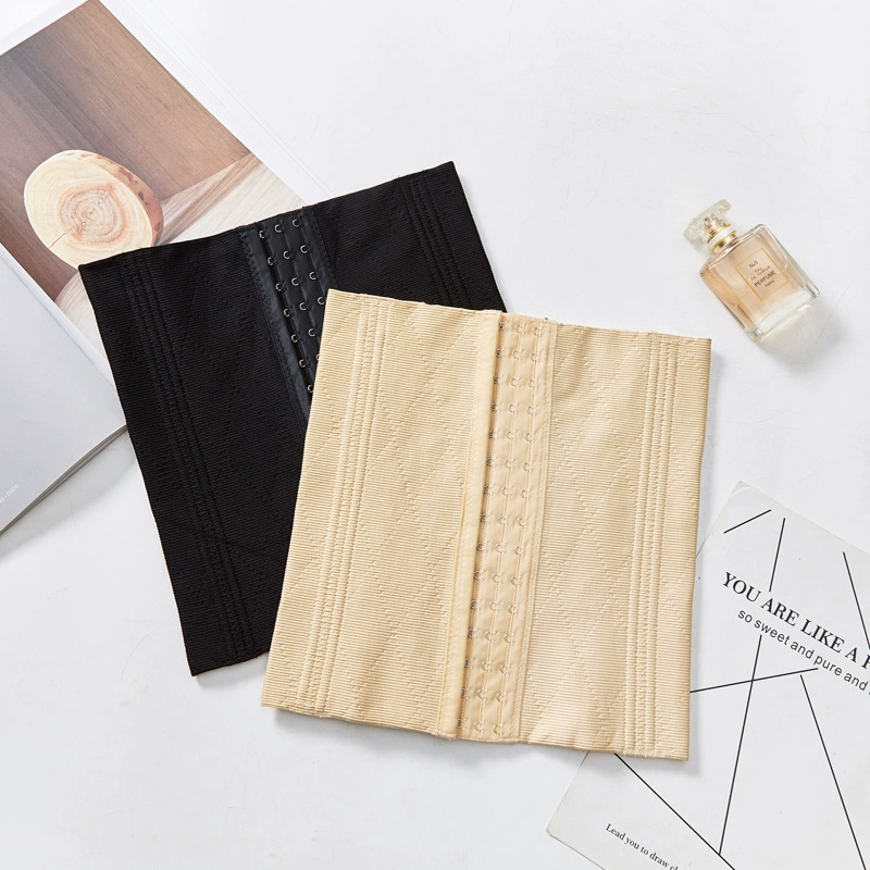 Трансграничный 3-рядный пластиковый пояс для живота с 13 пуговицами, 4-костяной связующий пояс, формирующий талию, одежда для похудения, живот, 24,5 см, талия, уплотнение