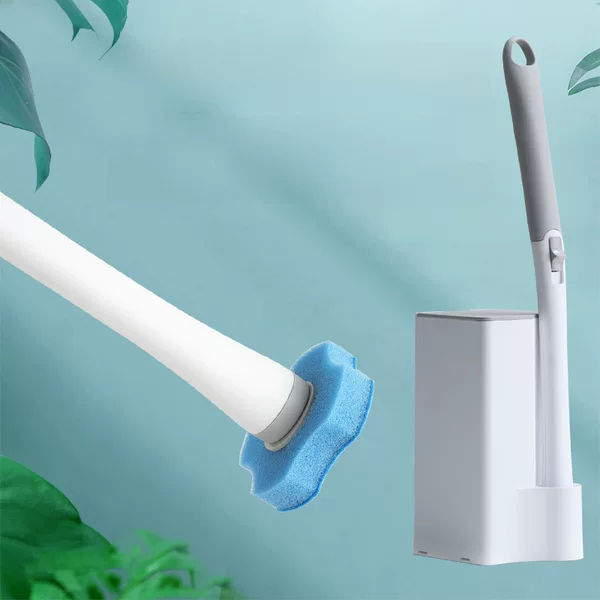 Disposable toilet brush replacement self-contained cleaner no dead angle decontamination household bathroom wall hanging cleaning brush
