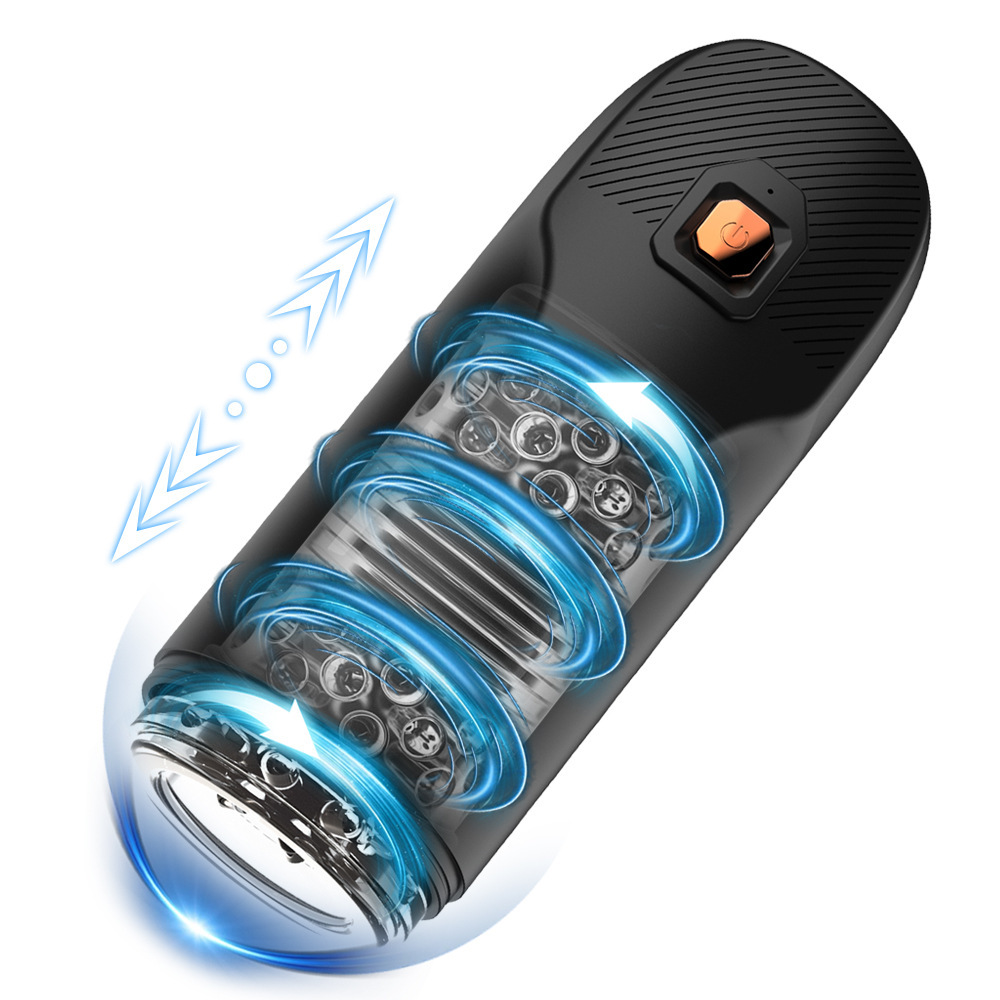 Nuovo prodotto Airplane Cup Strumento di divertimento sessuale maschile Masturbatore Stampo invertito Completamente automatico Telescopico Rotante_voghion.com