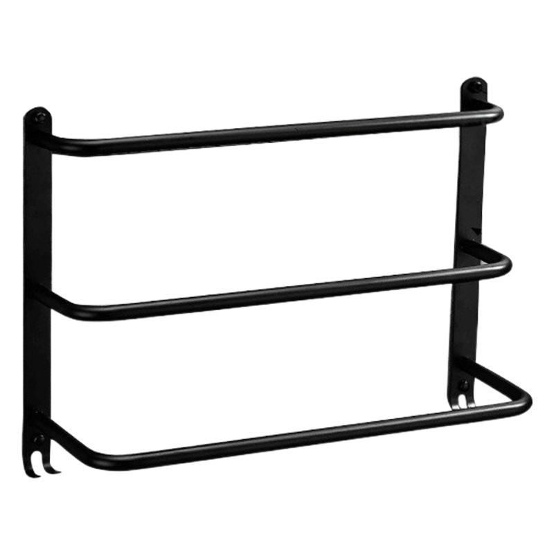 Source manufacturers bathroom pendant towel bar stainless steel non-perforated towel rack towel rack bathroom towel pendant