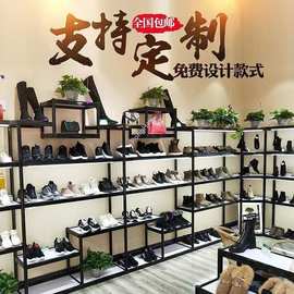 Rh商场鞋店鞋架展示架自由组合多层包包架货架落地店铺用商用展示