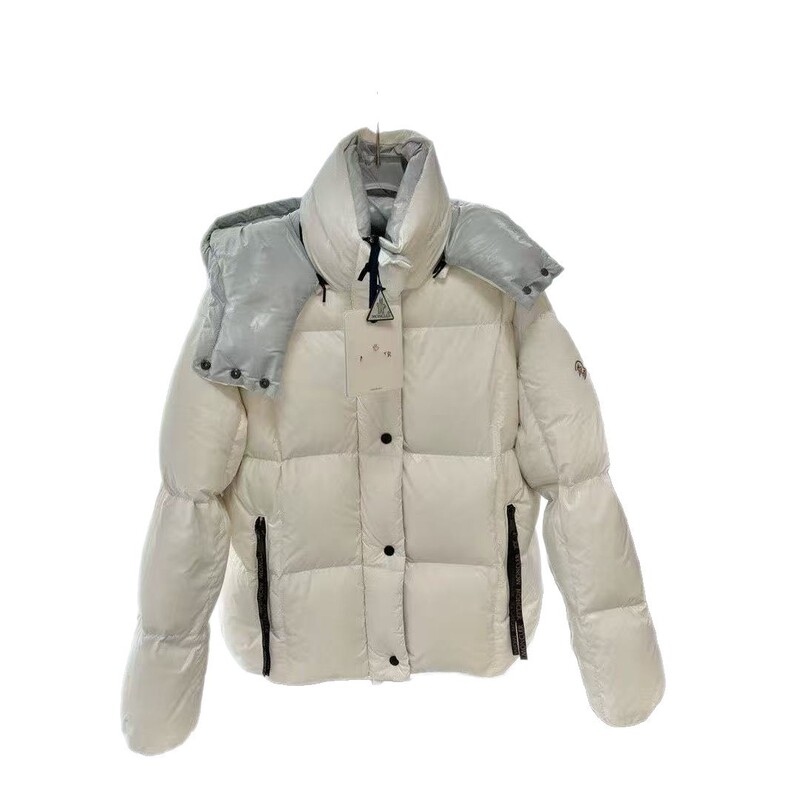 Cross-Border Mongolian Silver Scissors 02 Men's 05 Women's Hooded Fur Collar down Jacket White Duck down Parka Jacket Jacket