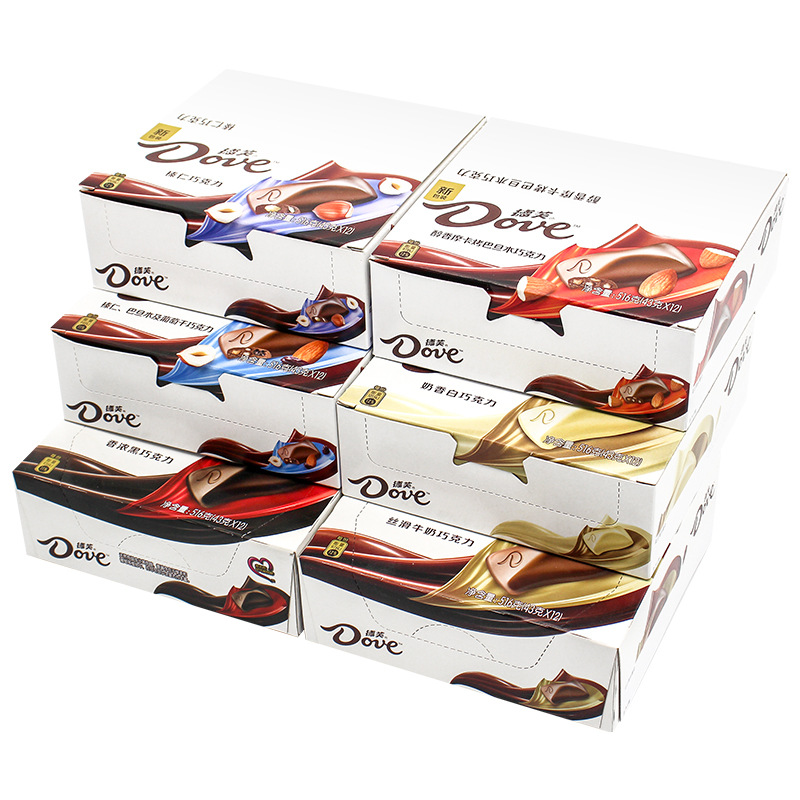 Dove Chocolate Bar 43g Silky Milk Rich Dark Chocolate Candy Leisure Snack Group Buying Food Supermarket Wholesale