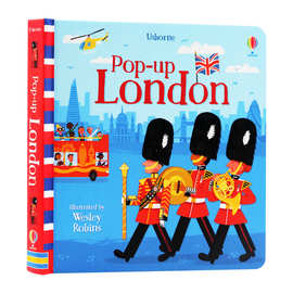 伦敦3D视觉立体书籍英文原版绘本Usborne Pop Up London尤斯伯恩