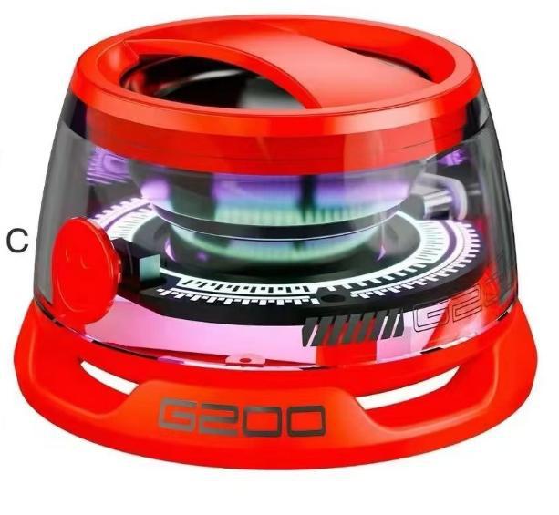 Bluetooth de absorción magnética luz de atmósfera portátil RGB inalámbrica ventosa altavoz pesado fábrica de subwoofer colorido 5 vatios