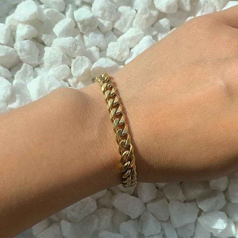 trend bracelet stainless steel for men and women hip-hop style