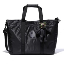 日本杂志赠品包限定福袋超大容量防水猿人头潮牌单肩斜挎包