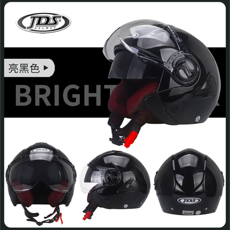 [Exclusively for Export] 3C Certified Electric Vehicle Helmet for Men and Women, Winter Battery Motorcycle Half Helmet for All Seasons