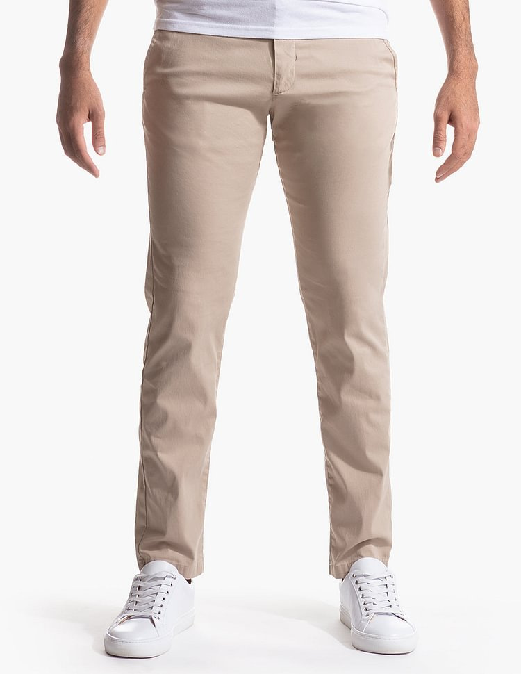 Nouveau décontracté pour hommes, pantalon d'affaires pour hommes de style automne, pantalon long en coton pur à haute élasticité en sergé tube droit_voghion.com