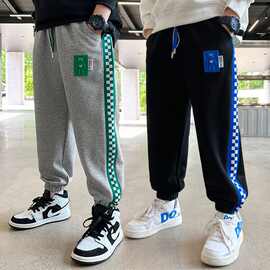 潮牌新款裤子休闲春秋男童潮流四季流行宽松休闲长裤韩版运动裤