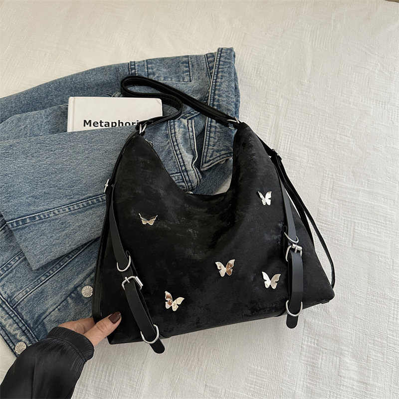 Bolsas de gran capacidad para mujeres 2024 nuevo verano de alto nivel nicho nicho viaje tote de hombro mochila de hombro