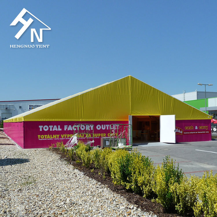 户外帐篷物流仓储篷房颜色可选可喷涂防风防雨铝合金篷房仓储帐篷