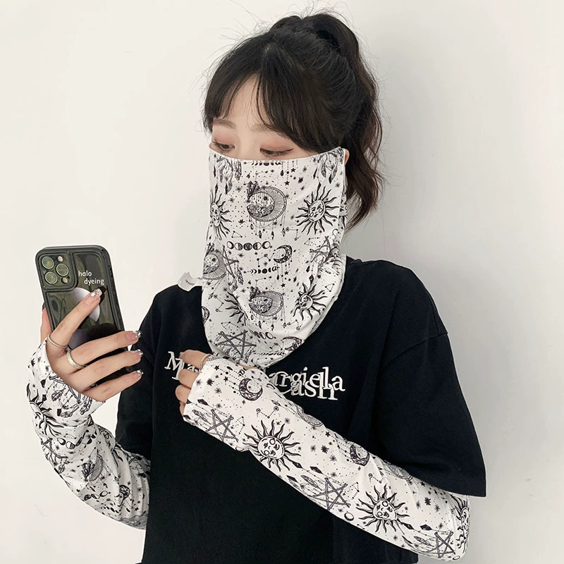 Повязка на уши с защитой лица солнцезащитная маска для мужчин полное покрытие лица для вождения шейка поездка лицо салфетка локомотив женская защита лица платок