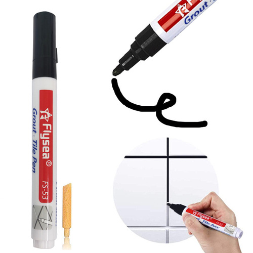 Amazon tile caulking pen kitchen bathroom wall and floor tile gap color change repair anti-mildew waterproof caulking pen