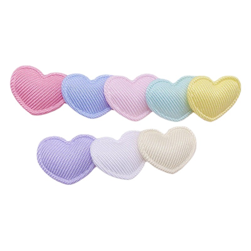 En stock macaron color tela amor DIY accesorios de la joyería accesorios de ropa para Niños Accesorios para el cabello horquilla materiales decorativos