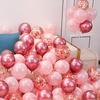 Fuchsia balloon, decorations, set, nail sequins, layout for bedroom