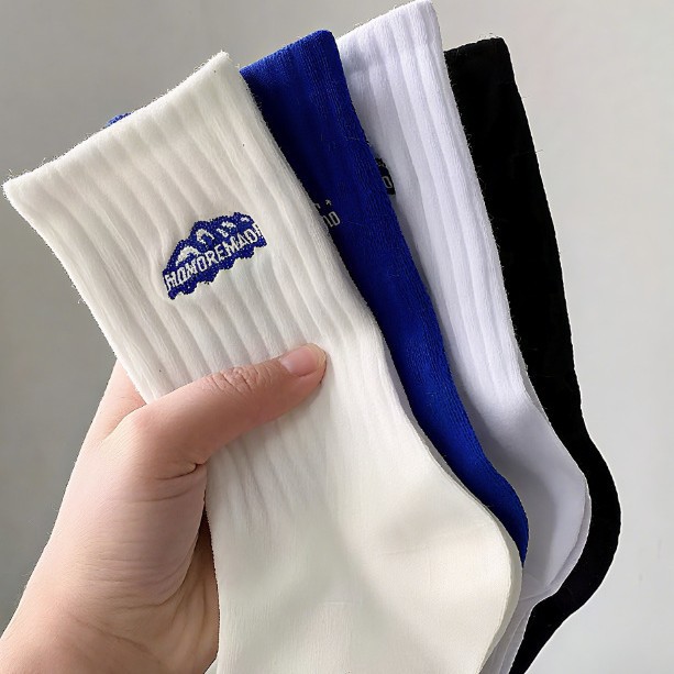 7A Antibacterial Socks for Men and Women, Spring and Summer Mid-Calf Socks, Sports Socks, Long Socks, Sweat-Absorbent Breathable Socks, Zhuji Socks