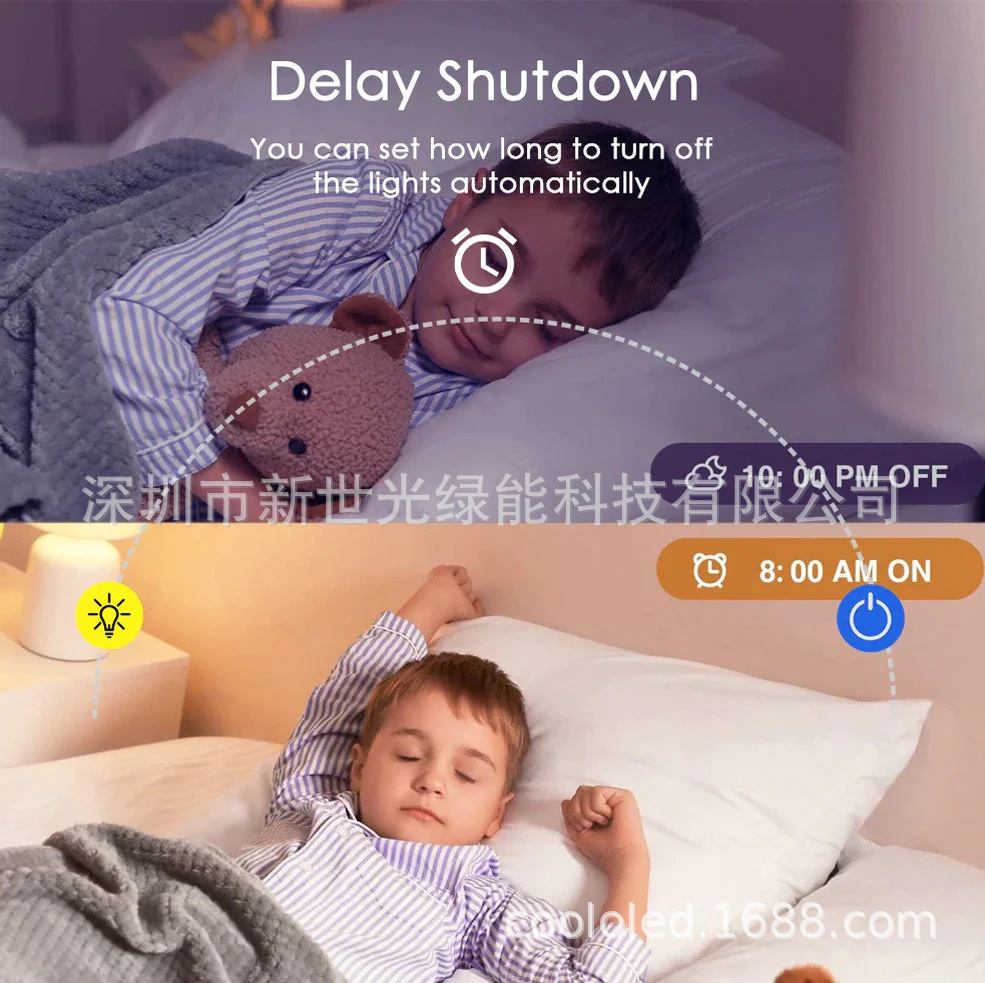 En stock Smart Easy Weilian Zigbee bombilla alexa Google home aplicación de control de voz wifi luz inteligente
