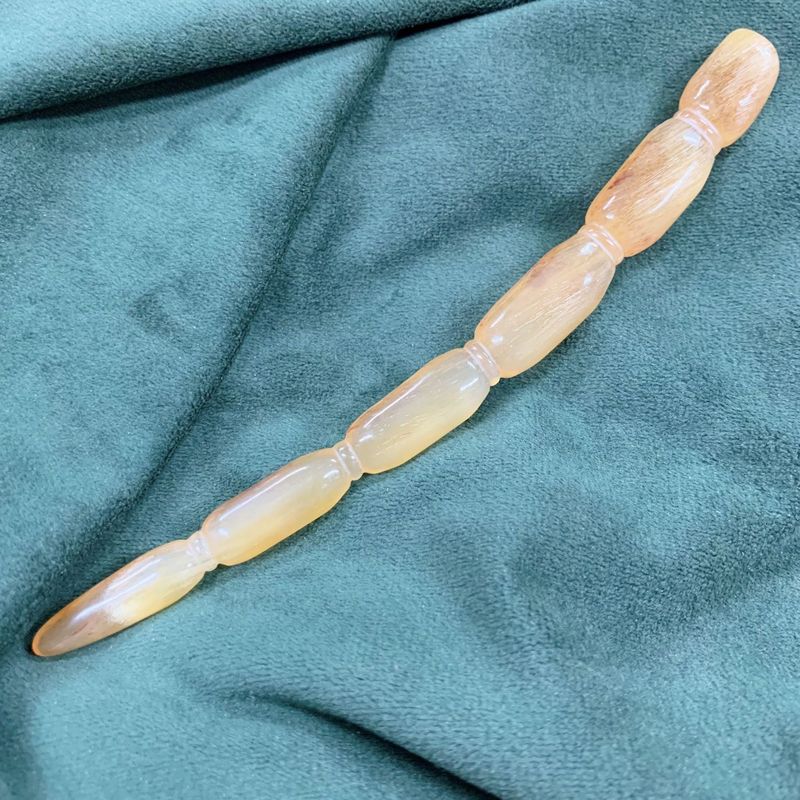 高贵羊角莲藕节发簪汉服新中式发饰日常简约百搭簪子盘发神器送礼|undefined