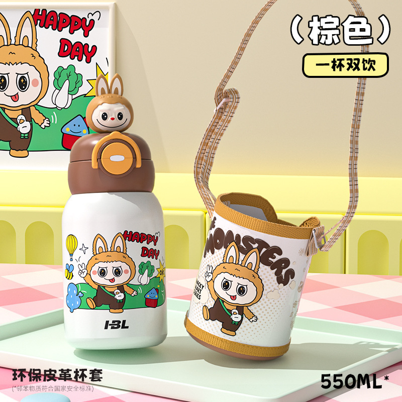 子供用魔法瓶カップ 316 食品グレードの大容量ポータブルダブルドリンク屋外男性と女性の学生高価値ウォーターカップ卸売|undefined