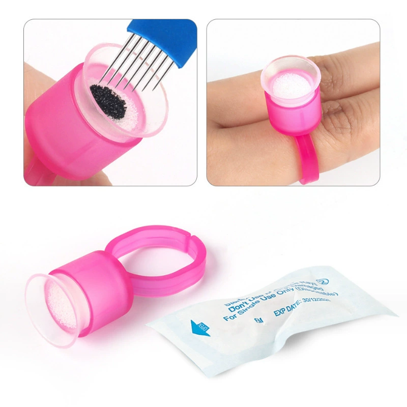 Обломки с вышивкой губки для пальцев чашки оптом одноразовые пластиковые мягкие для пальцев