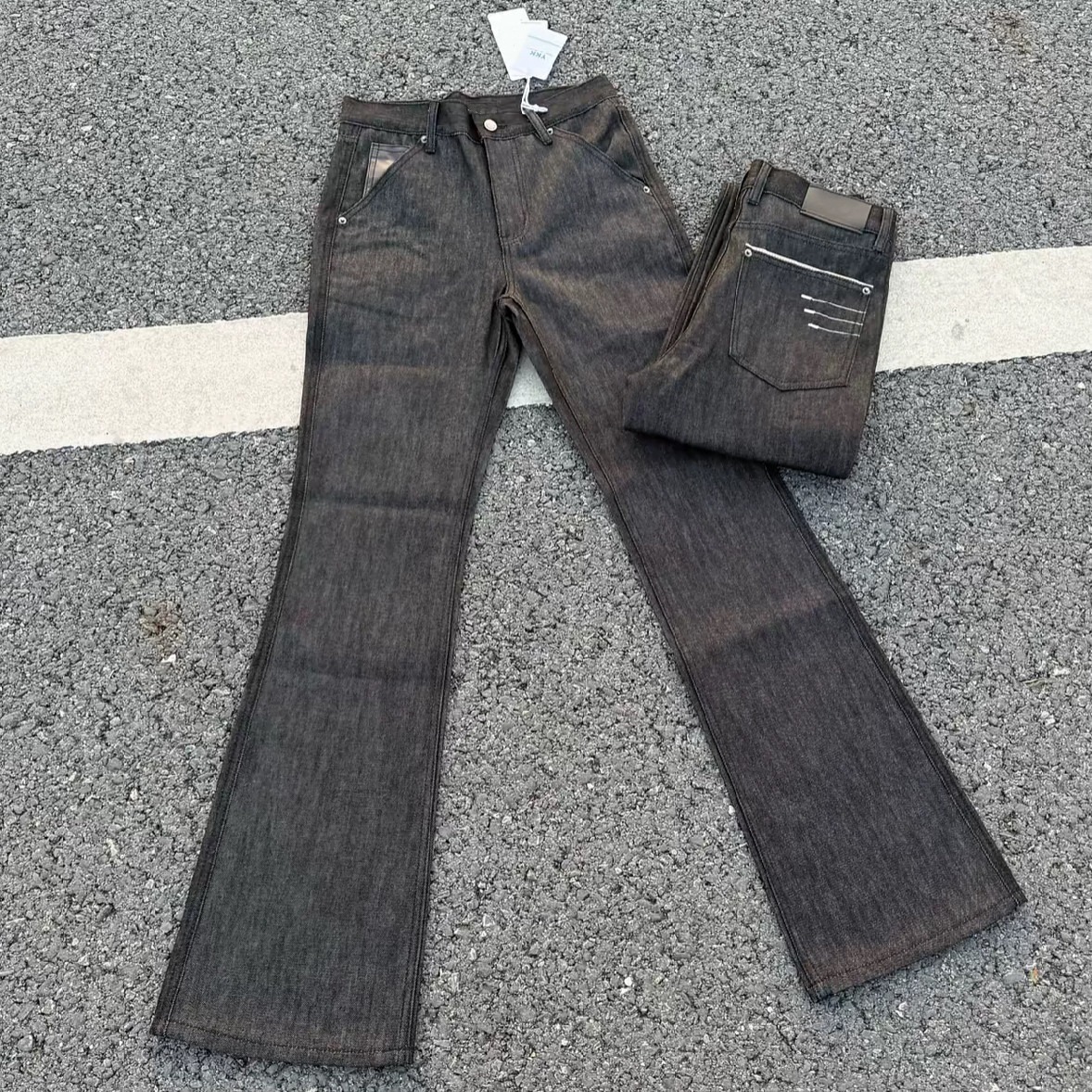 Other Jeans 1021 Micro-flare Selvedge Black