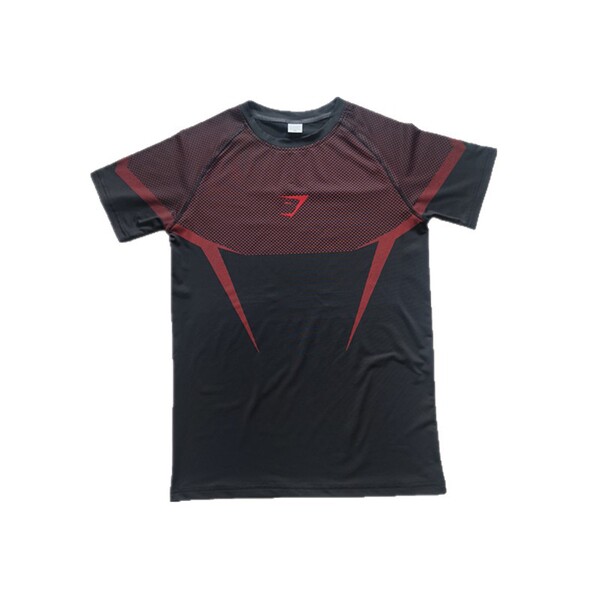 elastic T-shirt for leisure for gym for training