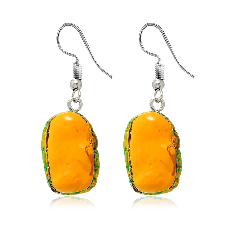 Simple Creativity Funny Simulation Food Earrings display picture 4