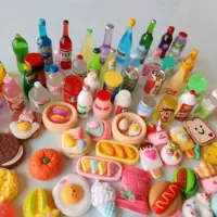 Small realistic food play, toy