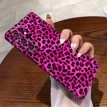 复古红豹纹适用三星s24手机壳galaxys25亚马逊爆款S23防摔菲林s22