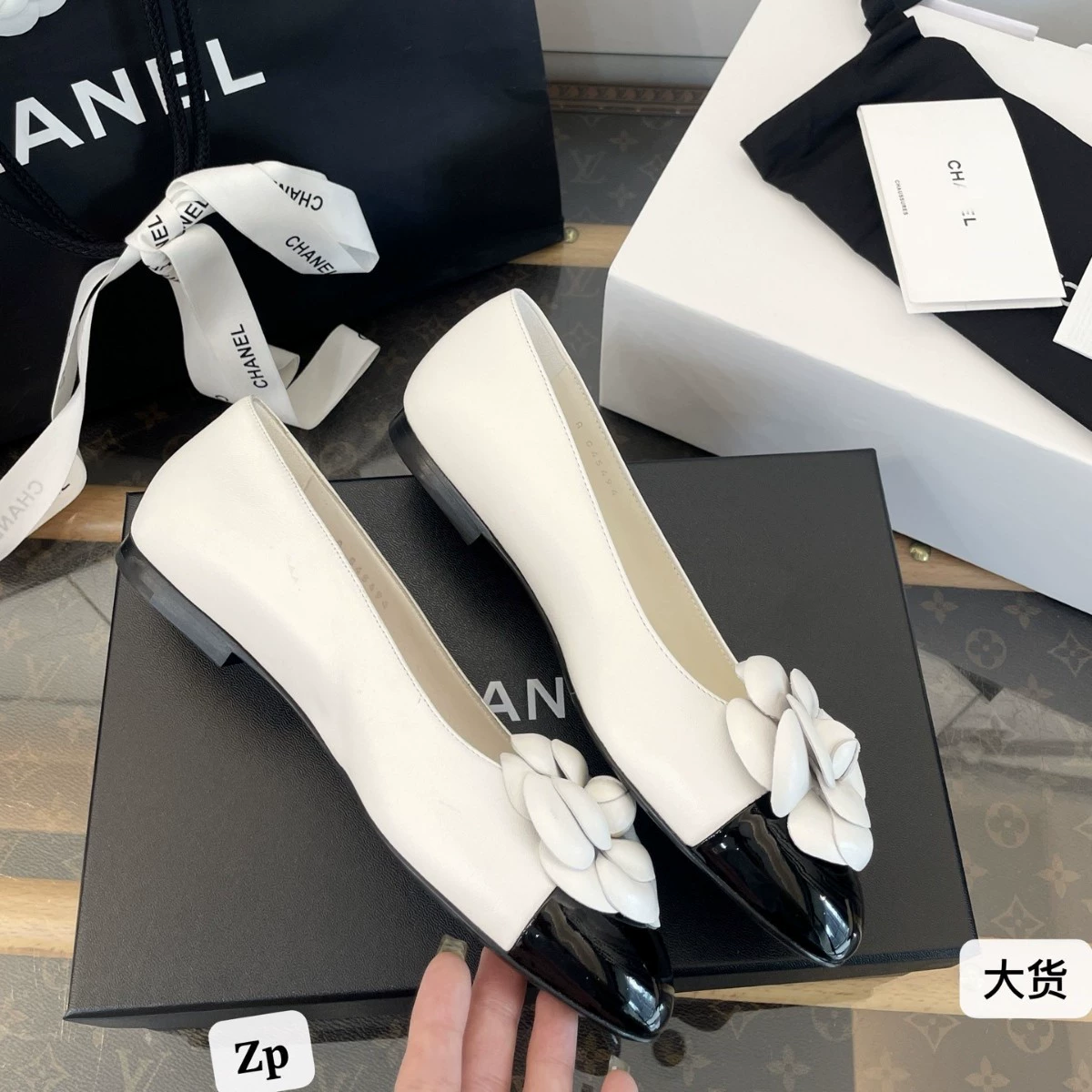 Горный чай, обувь для отдыха, европейский стиль, стиль Chanel, с цветочным узором
