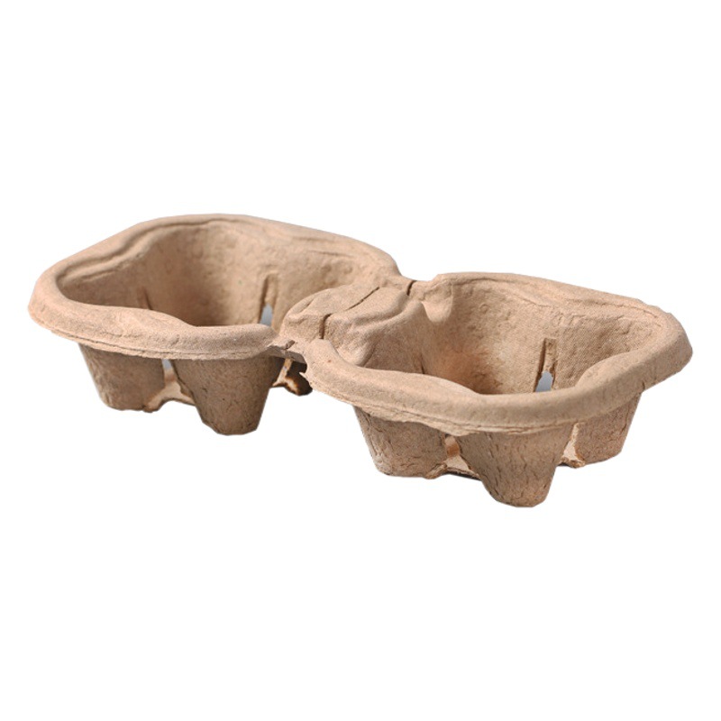 Taza de café desechable titular de la taza de té de la leche de papel bandeja de té embalaje de bebidas bandeja para llevar