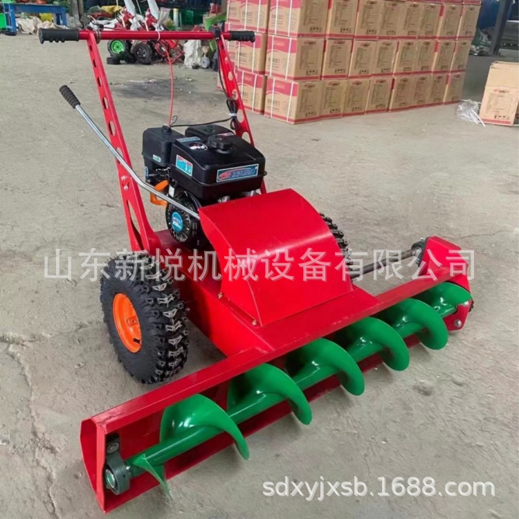 小型手推式除雪扫雪机 道路自走是清雪机 小型汽油抛雪机