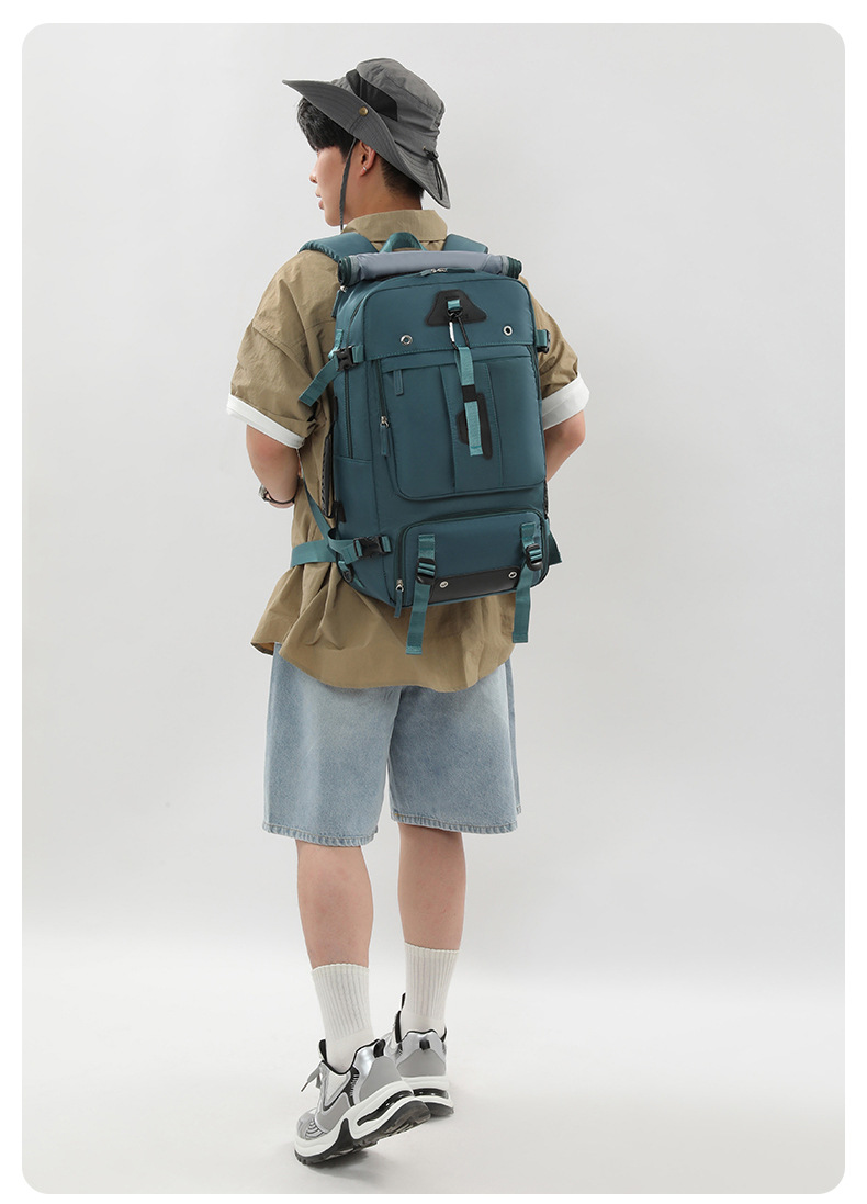 New super large capacity male outdoor expandable travel cabin size backpack travel large luggage bag