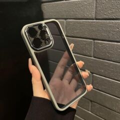 15pro耐汚れチタングレーiPhone13アップル15携帯ケース14promax男性モデル12/11は黄色くならない