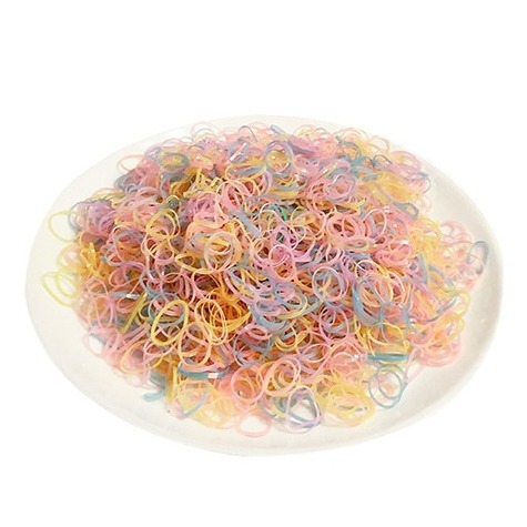 Ligas Elásticas Desechables para Cabello de TPR, Alta Elasticidad, para Niños y Mujeres