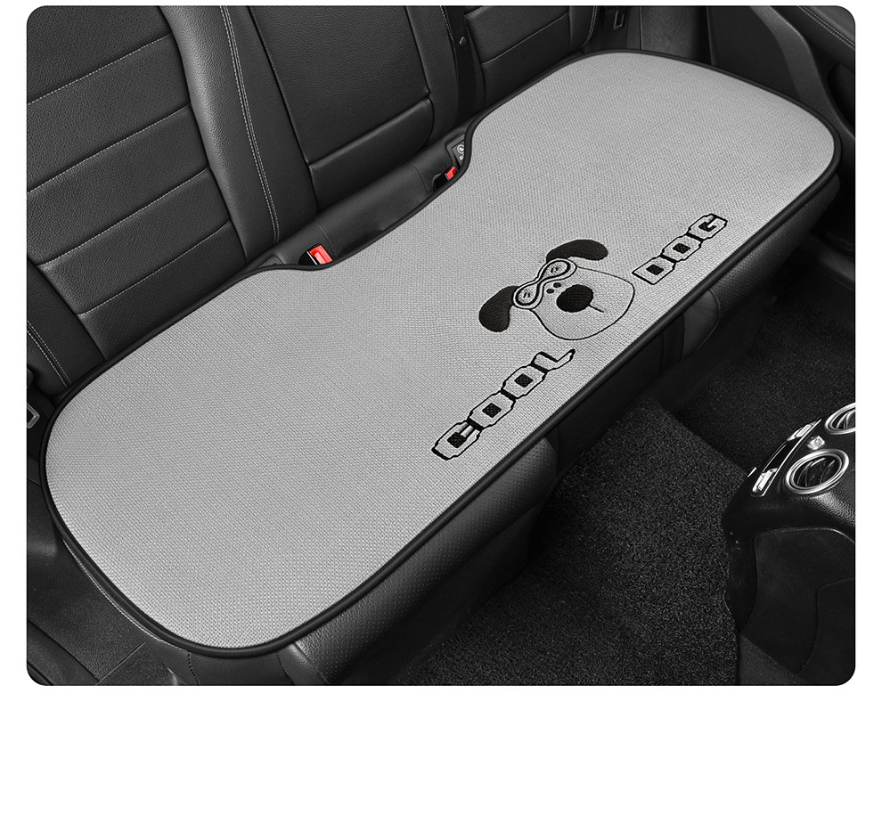Linen Car Seat Cushion, Universal for All Seasons, High-End Feel, 2026 New Model, Single Piece, Summer Cotton-Linen Car Cushion Seat Cover for Women