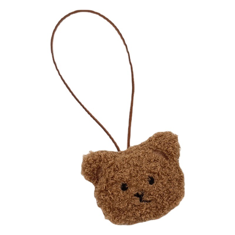 INS lindo Oso de dibujos animados nombre colgante de felpa decoración jardín de infantes famosa marca nombre de los niños colgante