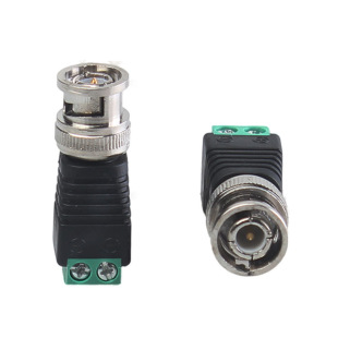 Security monitoring NBC male adapter terminal green BNC welding-free adapter video adapter