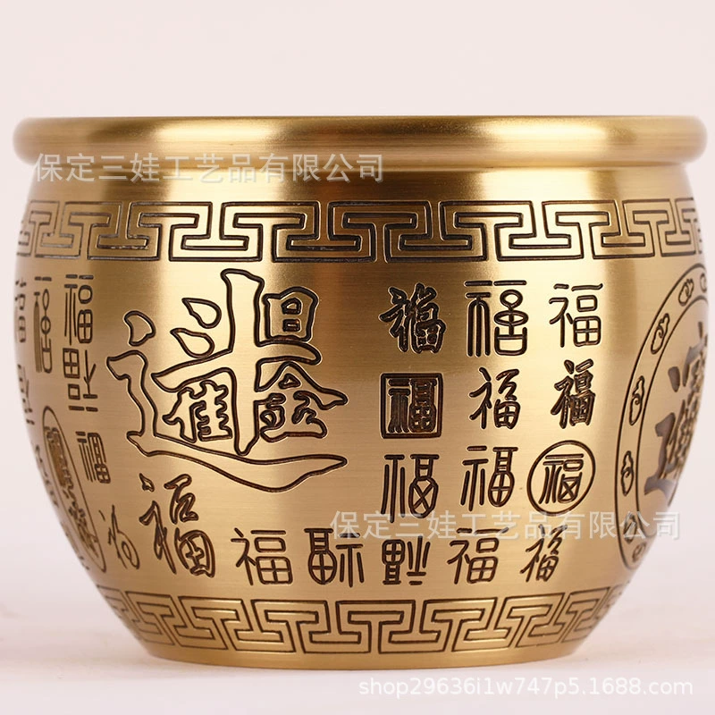 Оптовая латунная вербовка риса Baifu Ri входит в ведро риса