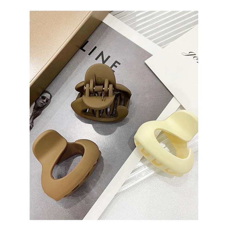 Acrílico clip de garra de tamaño pequeño Cola de Caballo fija artefacto Bangs tiburón horquilla trasera cabeza horquilla clip de garra tocado