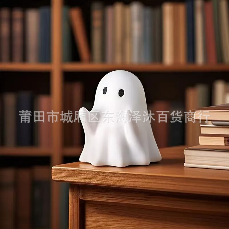 クロスボーダーゴーストペンホルダーオフィスホームデスクトップかわいい小さな装飾品 3D 装飾品ハロウィンギフトクリエイティブギフト|undefined