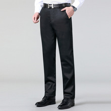 品牌直销男士休闲裤秋冬加厚宽松大码男式西裤耐磨百搭中年直筒裤